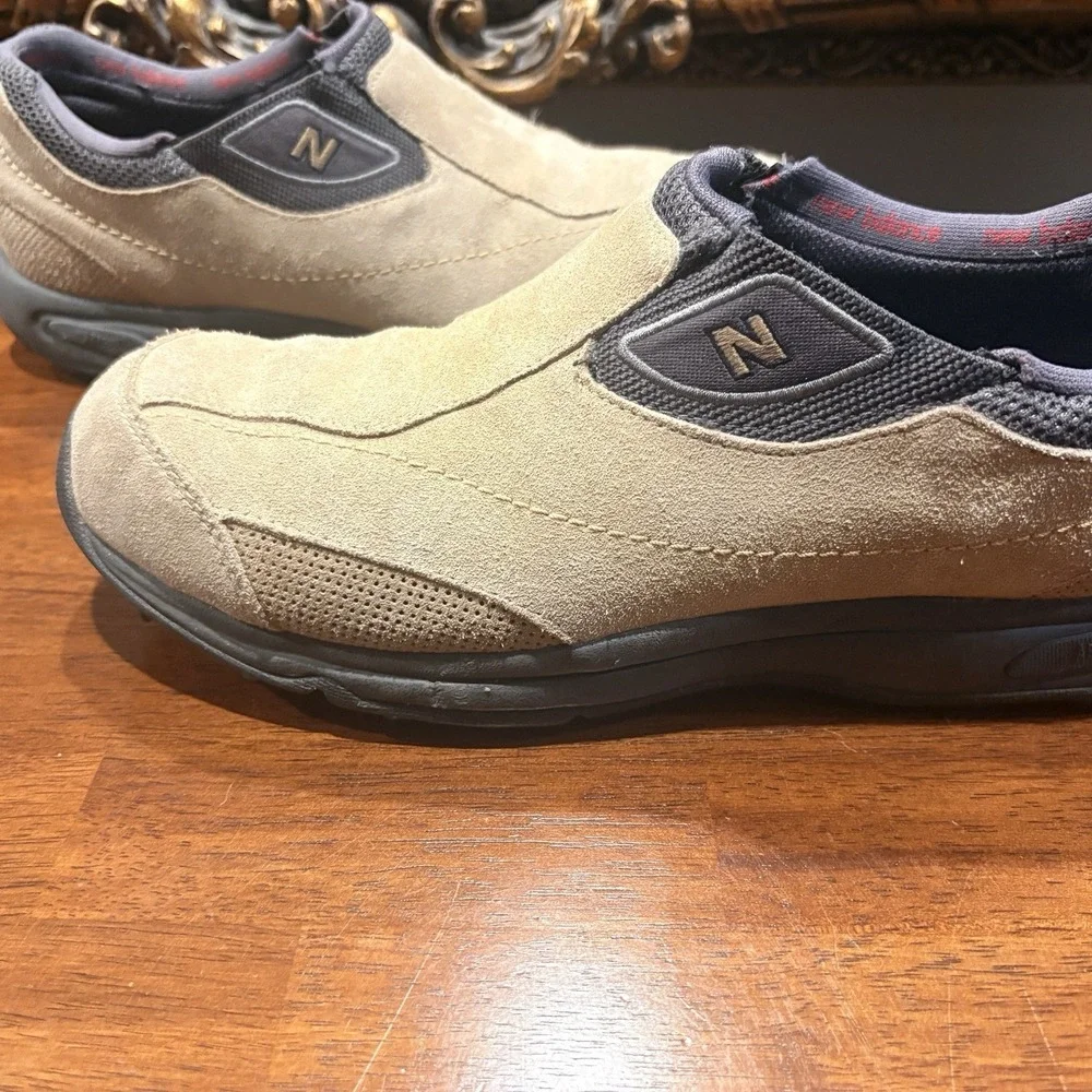 New Balance Abzorb Carolina built Brown Suede‎ Slip On Men's Size 11 MW640KH